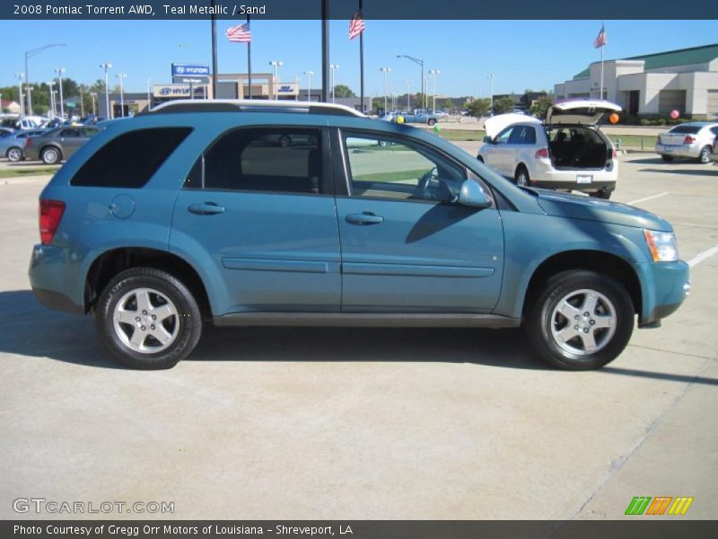 Teal Metallic / Sand 2008 Pontiac Torrent AWD