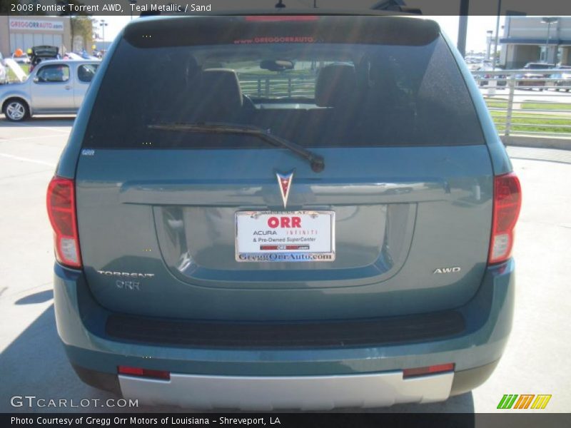 Teal Metallic / Sand 2008 Pontiac Torrent AWD