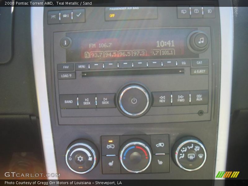 Teal Metallic / Sand 2008 Pontiac Torrent AWD