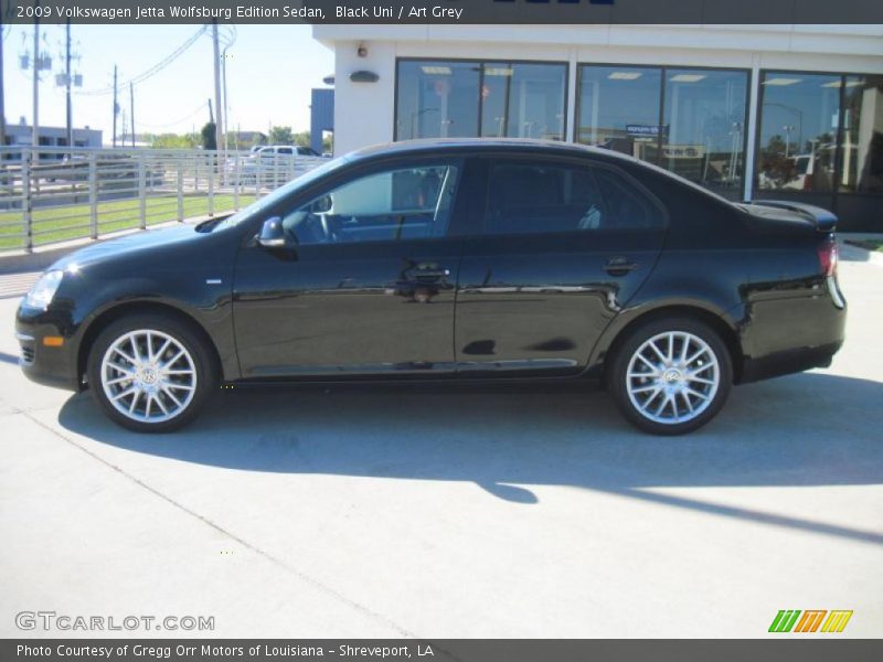 Black Uni / Art Grey 2009 Volkswagen Jetta Wolfsburg Edition Sedan