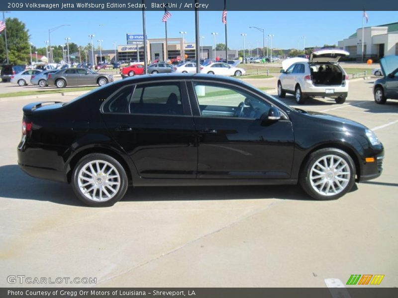 Black Uni / Art Grey 2009 Volkswagen Jetta Wolfsburg Edition Sedan