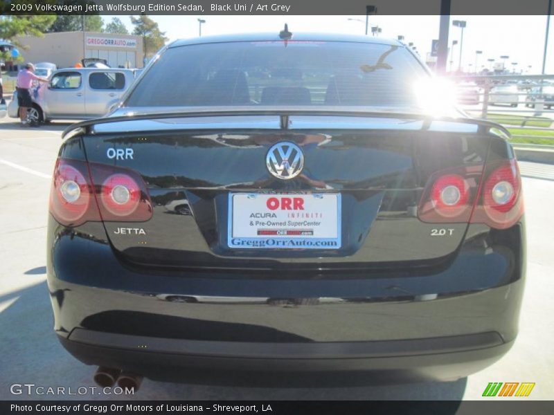 Black Uni / Art Grey 2009 Volkswagen Jetta Wolfsburg Edition Sedan