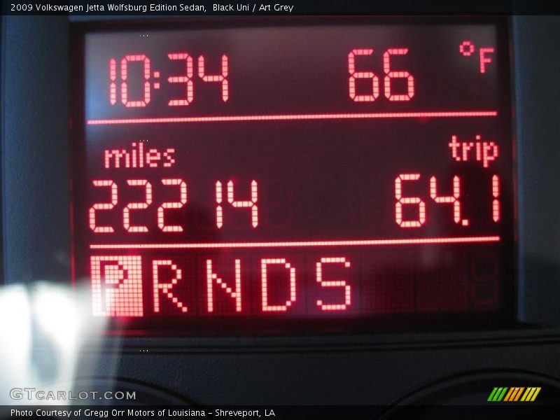 Black Uni / Art Grey 2009 Volkswagen Jetta Wolfsburg Edition Sedan