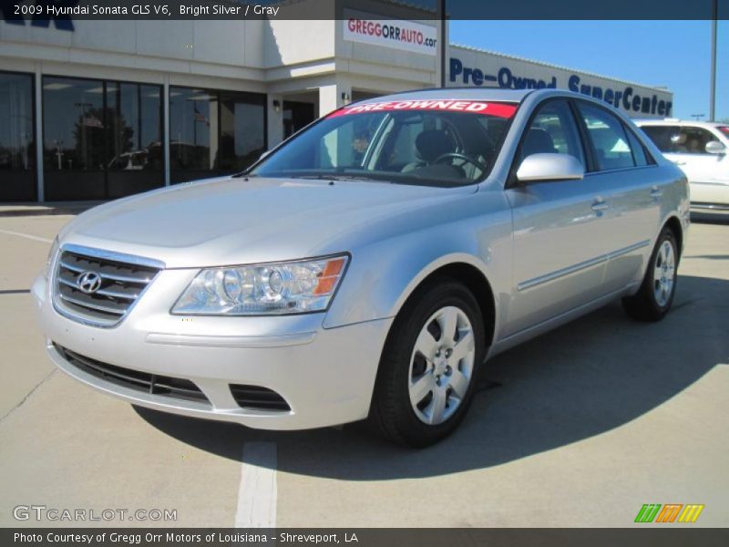 Bright Silver / Gray 2009 Hyundai Sonata GLS V6