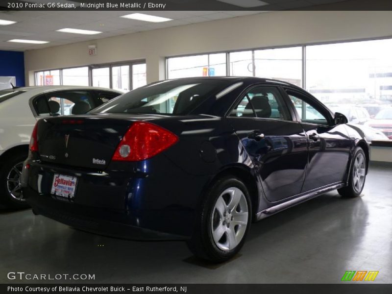 Midnight Blue Metallic / Ebony 2010 Pontiac G6 Sedan