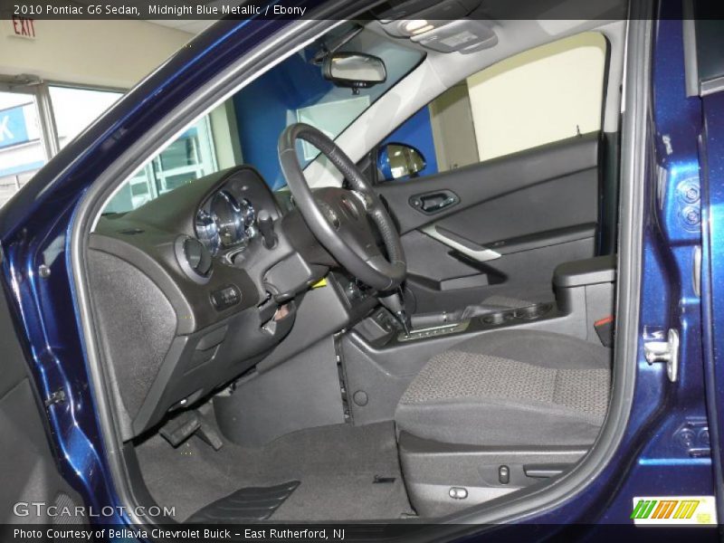 Midnight Blue Metallic / Ebony 2010 Pontiac G6 Sedan