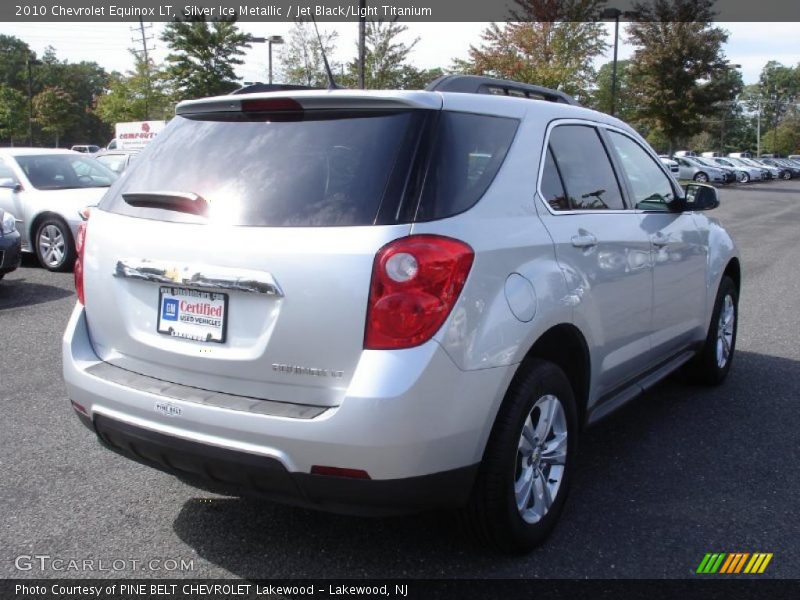 Silver Ice Metallic / Jet Black/Light Titanium 2010 Chevrolet Equinox LT