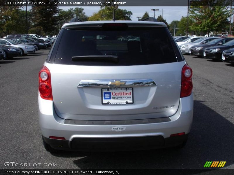 Silver Ice Metallic / Jet Black/Light Titanium 2010 Chevrolet Equinox LT
