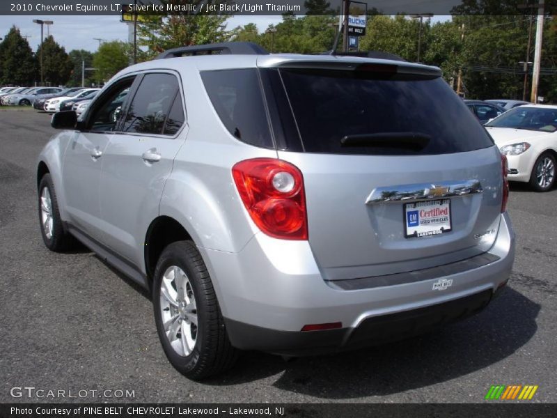 Silver Ice Metallic / Jet Black/Light Titanium 2010 Chevrolet Equinox LT