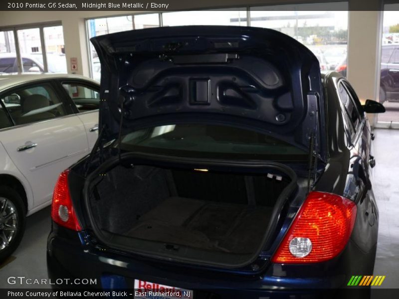 Midnight Blue Metallic / Ebony 2010 Pontiac G6 Sedan