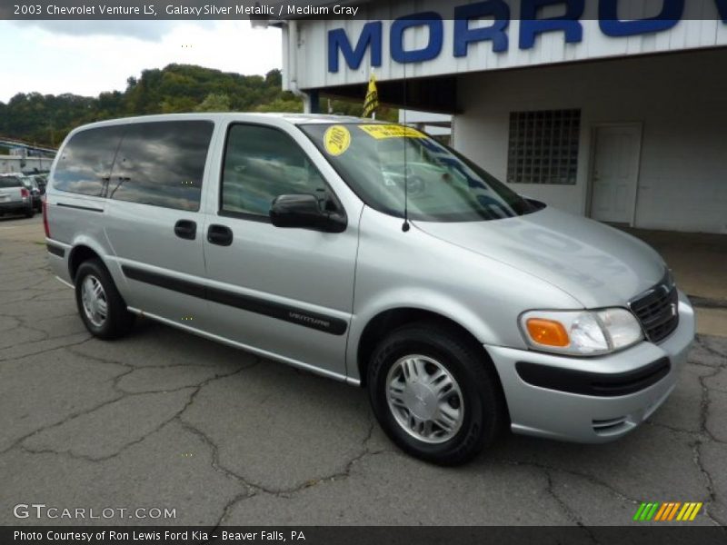 Galaxy Silver Metallic / Medium Gray 2003 Chevrolet Venture LS