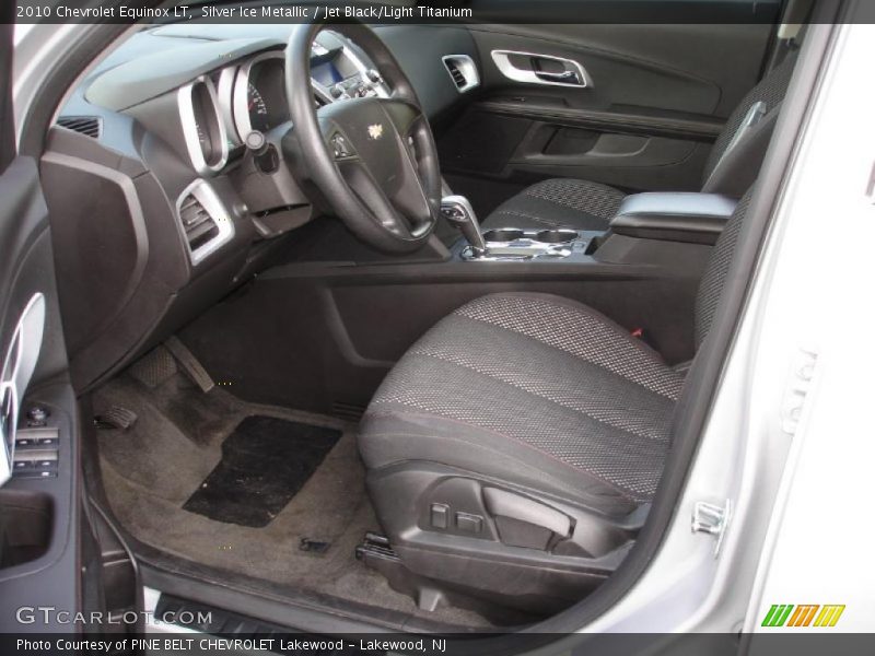 Silver Ice Metallic / Jet Black/Light Titanium 2010 Chevrolet Equinox LT