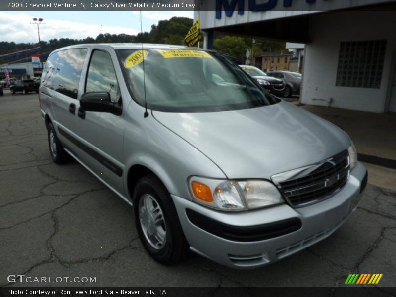 Galaxy Silver Metallic / Medium Gray 2003 Chevrolet Venture LS