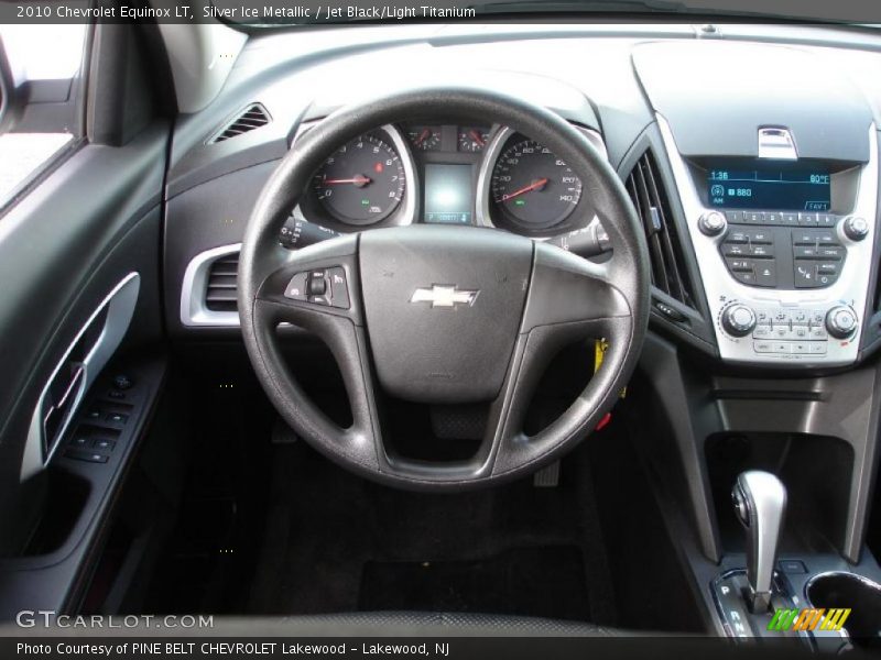 Silver Ice Metallic / Jet Black/Light Titanium 2010 Chevrolet Equinox LT