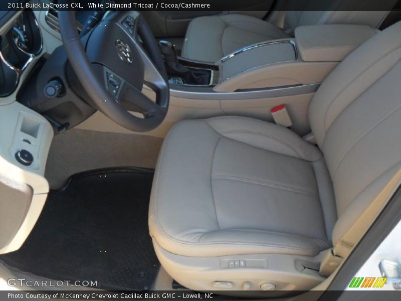 White Diamond Tricoat / Cocoa/Cashmere 2011 Buick LaCrosse CXL
