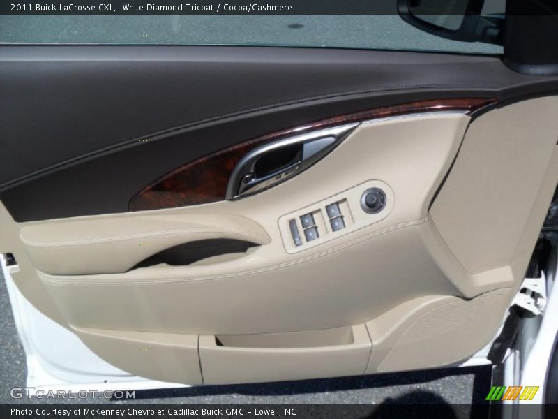 White Diamond Tricoat / Cocoa/Cashmere 2011 Buick LaCrosse CXL