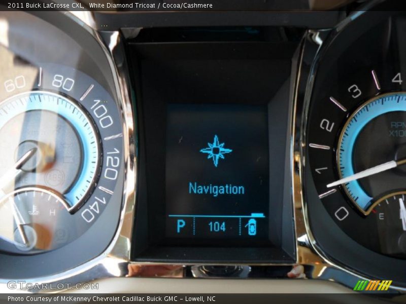 White Diamond Tricoat / Cocoa/Cashmere 2011 Buick LaCrosse CXL