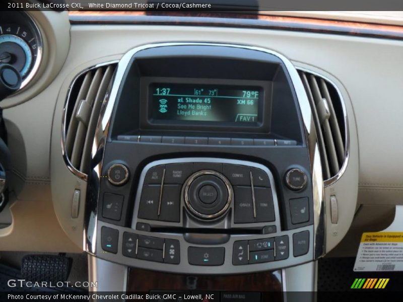 White Diamond Tricoat / Cocoa/Cashmere 2011 Buick LaCrosse CXL