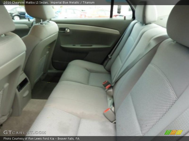 Imperial Blue Metallic / Titanium 2010 Chevrolet Malibu LS Sedan
