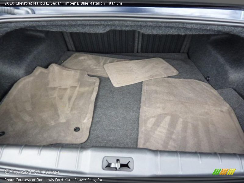 Imperial Blue Metallic / Titanium 2010 Chevrolet Malibu LS Sedan