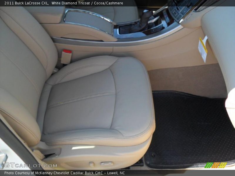 White Diamond Tricoat / Cocoa/Cashmere 2011 Buick LaCrosse CXL