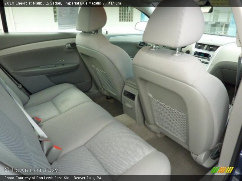 Imperial Blue Metallic / Titanium 2010 Chevrolet Malibu LS Sedan