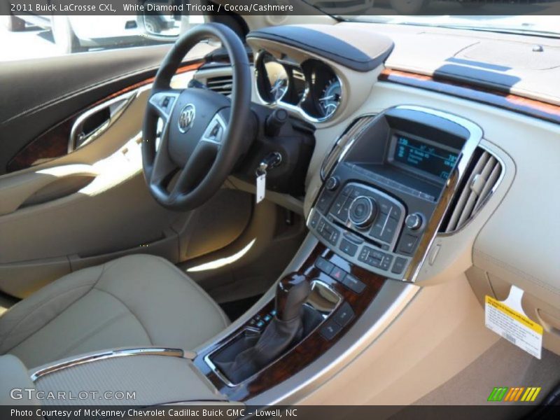 White Diamond Tricoat / Cocoa/Cashmere 2011 Buick LaCrosse CXL