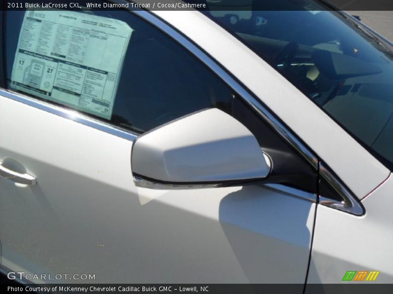 White Diamond Tricoat / Cocoa/Cashmere 2011 Buick LaCrosse CXL