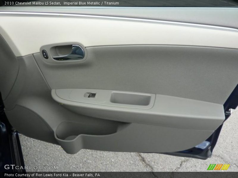 Imperial Blue Metallic / Titanium 2010 Chevrolet Malibu LS Sedan
