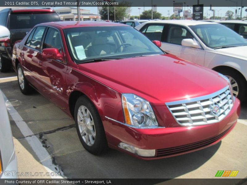Crystal Red Tintcoat / Shale/Cocoa Accents 2011 Cadillac DTS