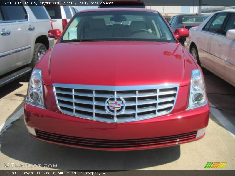 Crystal Red Tintcoat / Shale/Cocoa Accents 2011 Cadillac DTS
