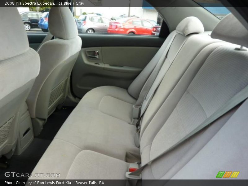 Ice Blue / Gray 2008 Kia Spectra EX Sedan