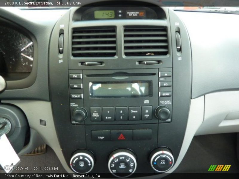 Ice Blue / Gray 2008 Kia Spectra EX Sedan