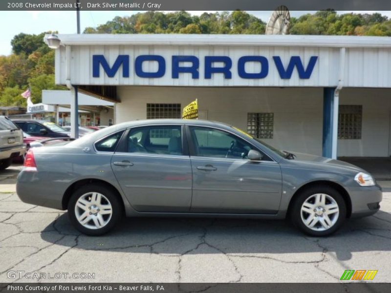 Dark Silver Metallic / Gray 2008 Chevrolet Impala LT