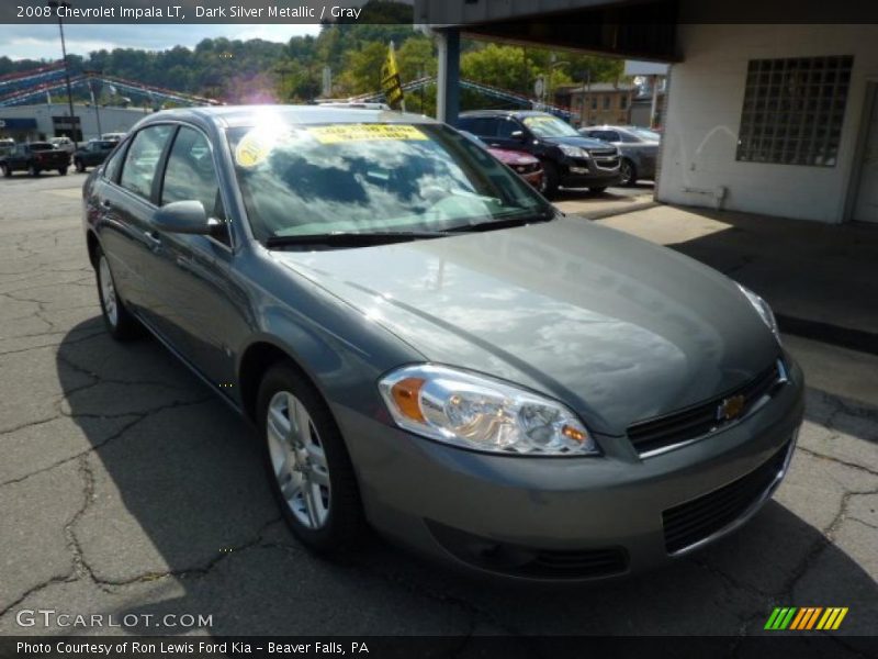 Dark Silver Metallic / Gray 2008 Chevrolet Impala LT