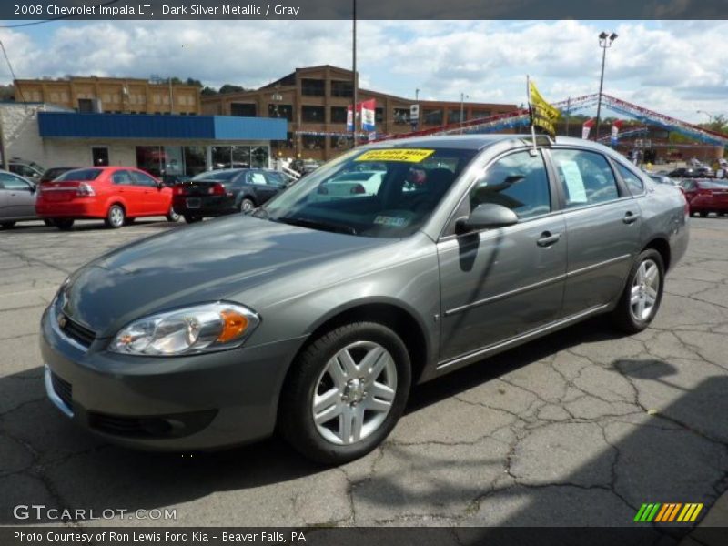 Dark Silver Metallic / Gray 2008 Chevrolet Impala LT