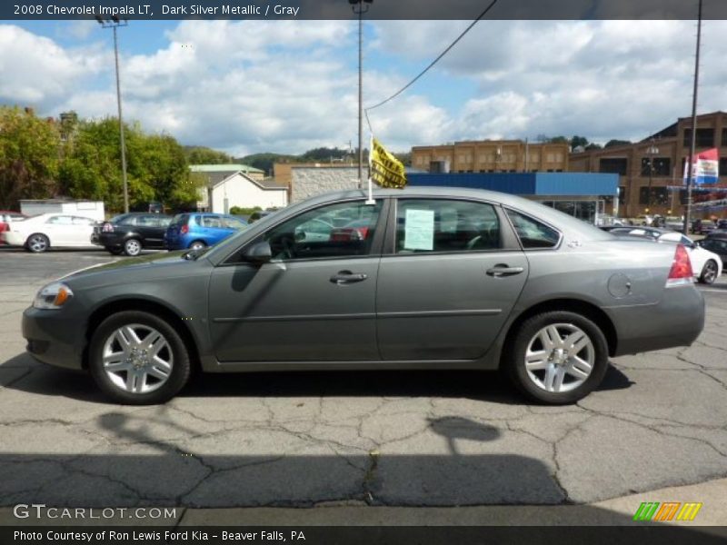 Dark Silver Metallic / Gray 2008 Chevrolet Impala LT