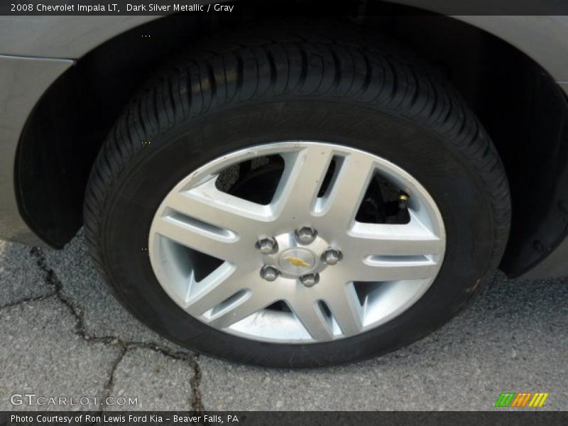 Dark Silver Metallic / Gray 2008 Chevrolet Impala LT