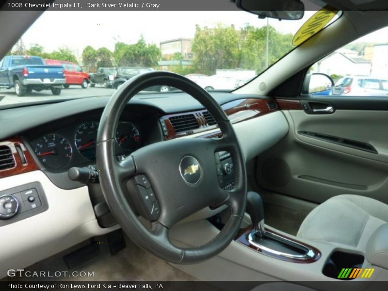 Dark Silver Metallic / Gray 2008 Chevrolet Impala LT