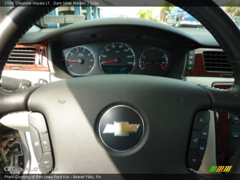 Dark Silver Metallic / Gray 2008 Chevrolet Impala LT