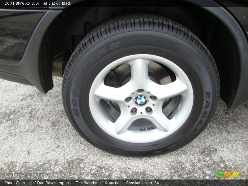 Jet Black / Black 2001 BMW X5 3.0i