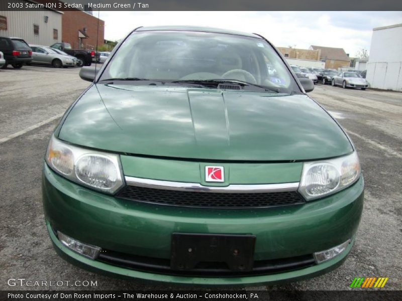 Medium Green / Tan 2003 Saturn ION 3 Sedan