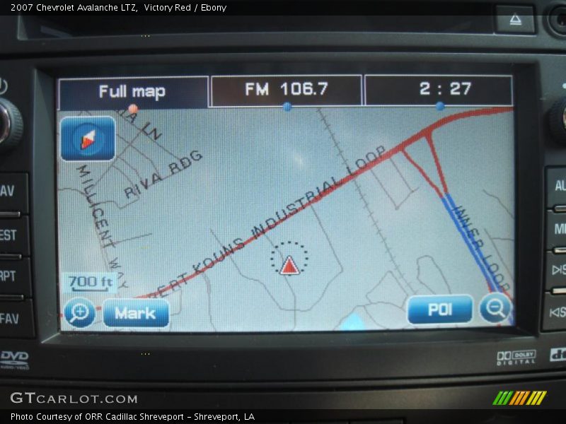 Victory Red / Ebony 2007 Chevrolet Avalanche LTZ