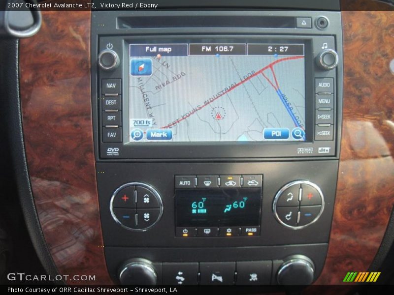 Victory Red / Ebony 2007 Chevrolet Avalanche LTZ