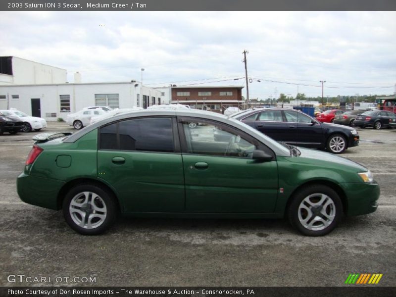 Medium Green / Tan 2003 Saturn ION 3 Sedan