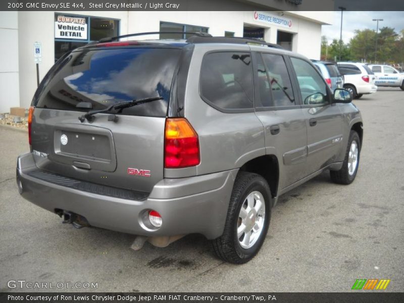 Steel Grey Metallic / Light Gray 2005 GMC Envoy SLE 4x4