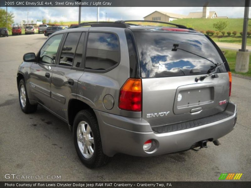 Steel Grey Metallic / Light Gray 2005 GMC Envoy SLE 4x4