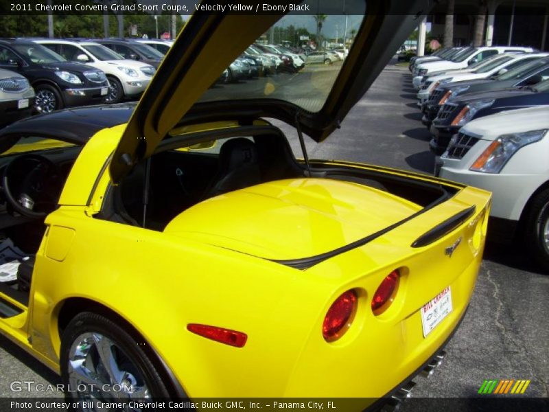Velocity Yellow / Ebony Black 2011 Chevrolet Corvette Grand Sport Coupe