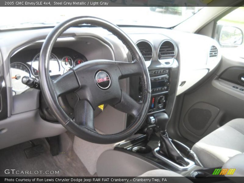 Steel Grey Metallic / Light Gray 2005 GMC Envoy SLE 4x4