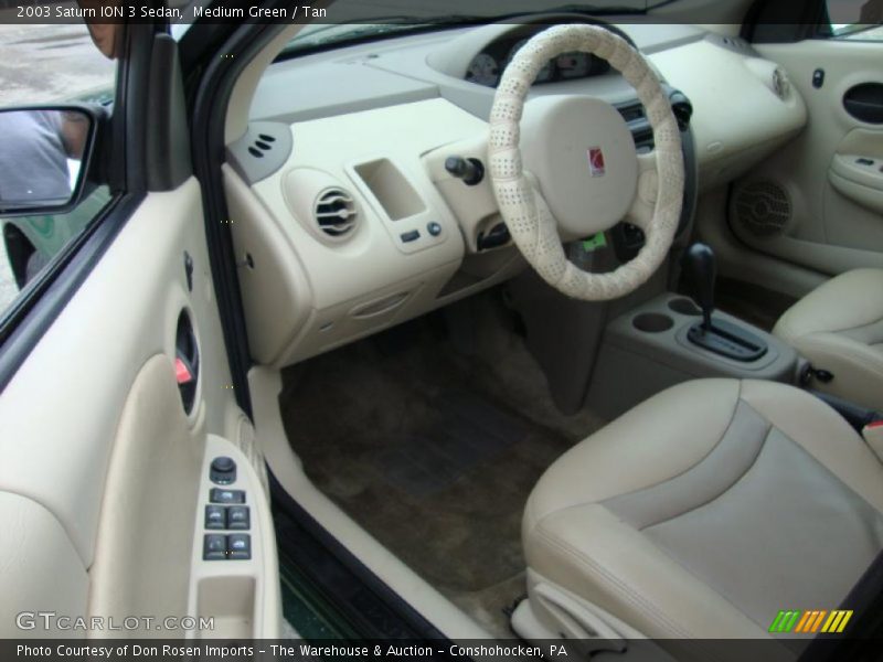 Medium Green / Tan 2003 Saturn ION 3 Sedan
